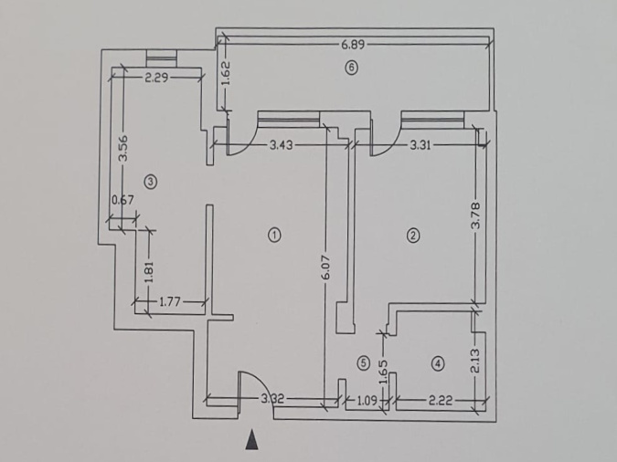 Apartament de vanzare ASTORIA 3 RESIDENCE Promenade in Navodari Releveu