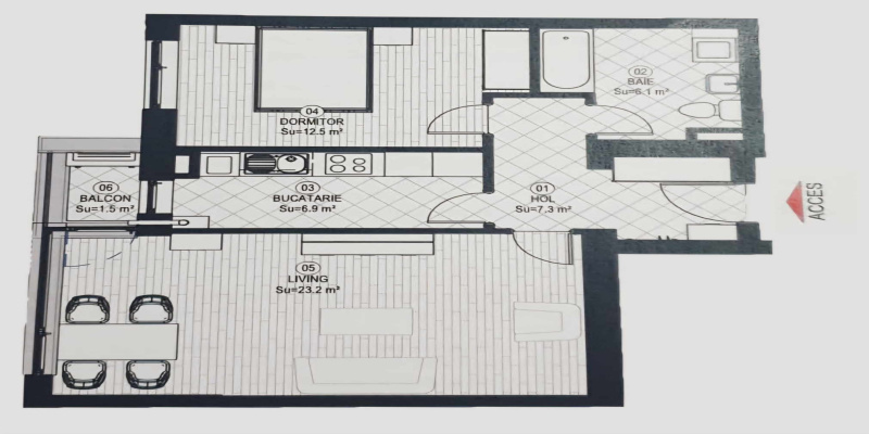 Bulevardul I.C. Bratianu, Constanta, 1 Dormitor Dormitoare, 0 ,1 BaieBai,Apartament,De inchiriat,Novopolis,Bulevardul I.C. Bratianu,2,1030