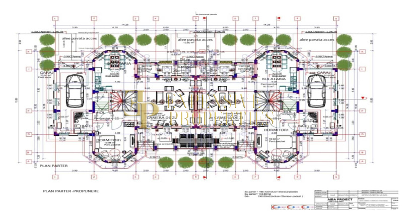 Casa de vanzare în Mamaia Nord | Vila de vanzare cu 8 camere: Promenada: plan proprietate