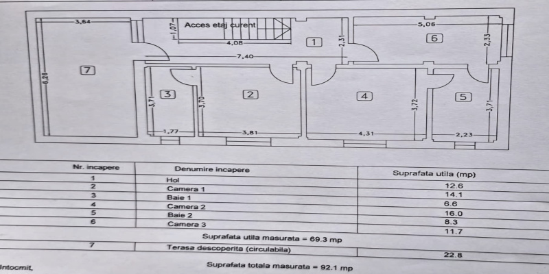 Casa (vila) de vanzare jud.Constanta: Palazu Mare ⭐ 2 etaje 8 camere: Residence Pomaria: plan proprietate 3 Casa (vila) de vanzare jud.Constanta: Palazu Mare ⭐ 2 etaje 8 camere: Residence Pomaria: plan proprietate 3