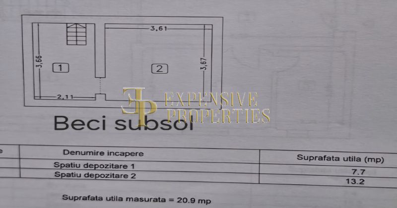 Casa (vila) de vanzare jud.Constanta: Palazu Mare ⭐ 2 etaje   8 camere: Residence Pomaria: plan proprietate 3